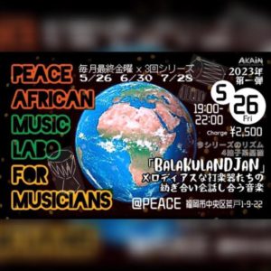 PEACE AFRICAN MUSIC LABO for MUSICIANS